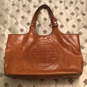 Tory Burch Camel Color leather bag